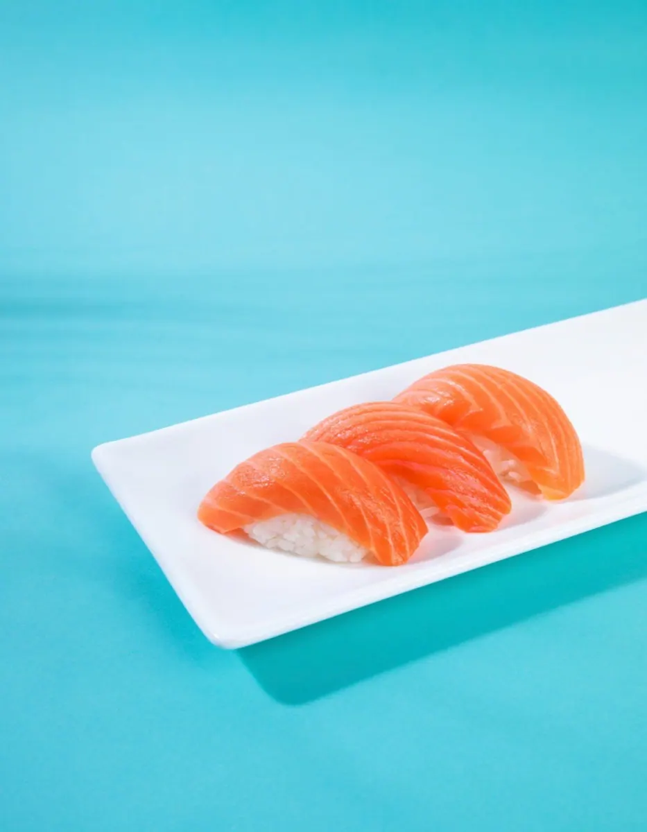 Sushi with salmon